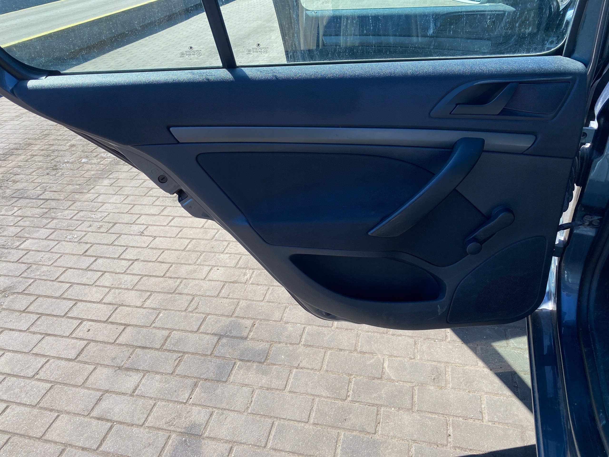 upholstery left side side left rear rear part Skoda Octavia II 2 FL 04-10