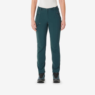 Quechua Spodnie turystyczne damskie r.M/L zielone