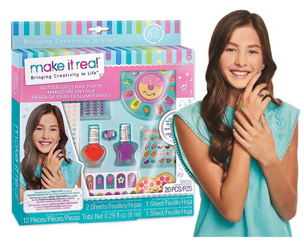 

Make It Real Zestaw Do Manicure glitter girls