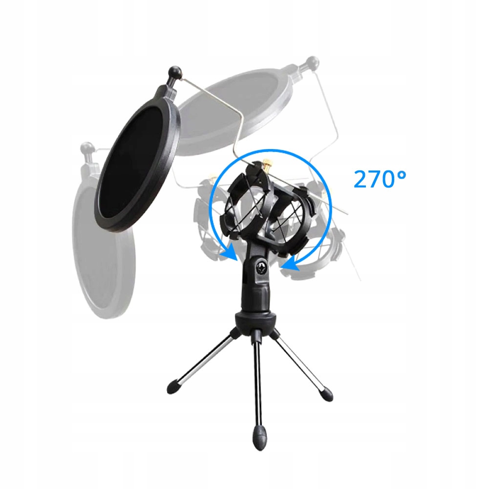 Stołowy do mikrofonu z POP filtrem i ANTISHOCK Model M60