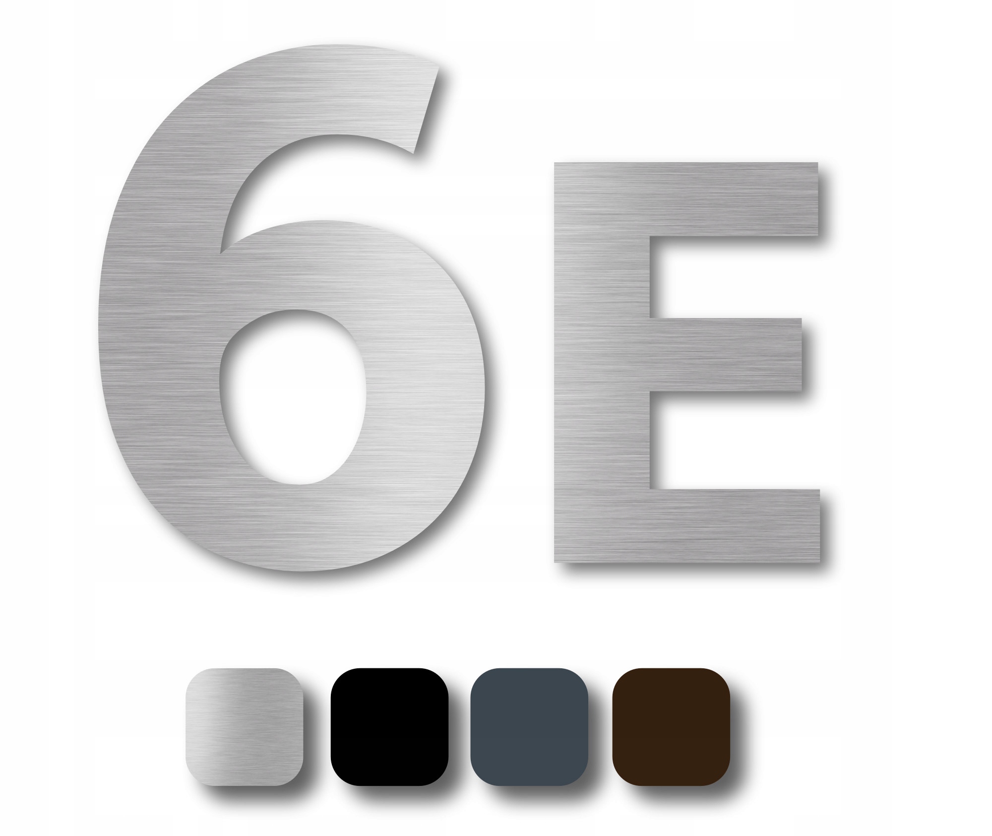 cyfry dom numer domu 50cm alu 3d