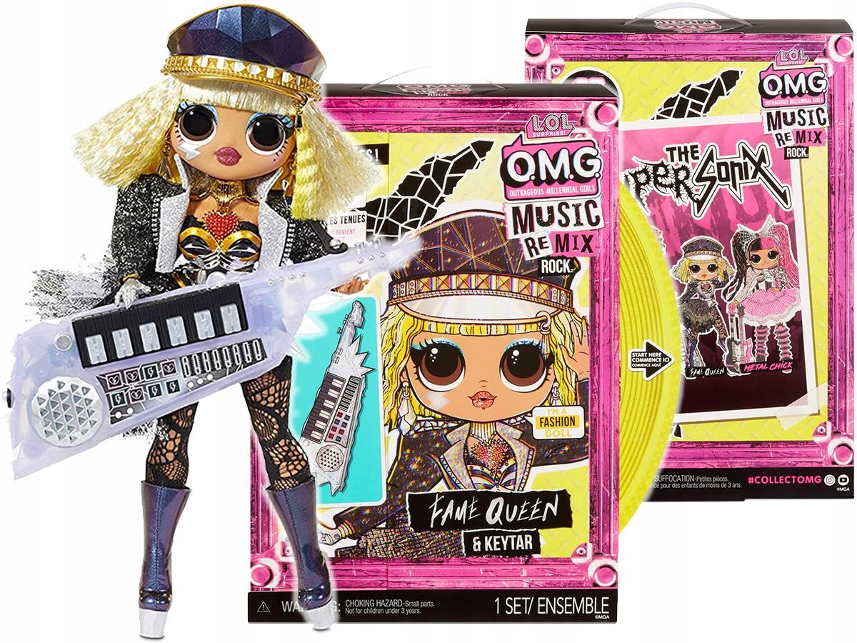 

Lalka Lol Omg Remix Rock Fame Queen Keytar 577607