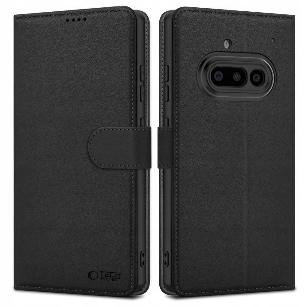 Etui Tech-Protect Wallet na Nothing Phone 3A czarny mat