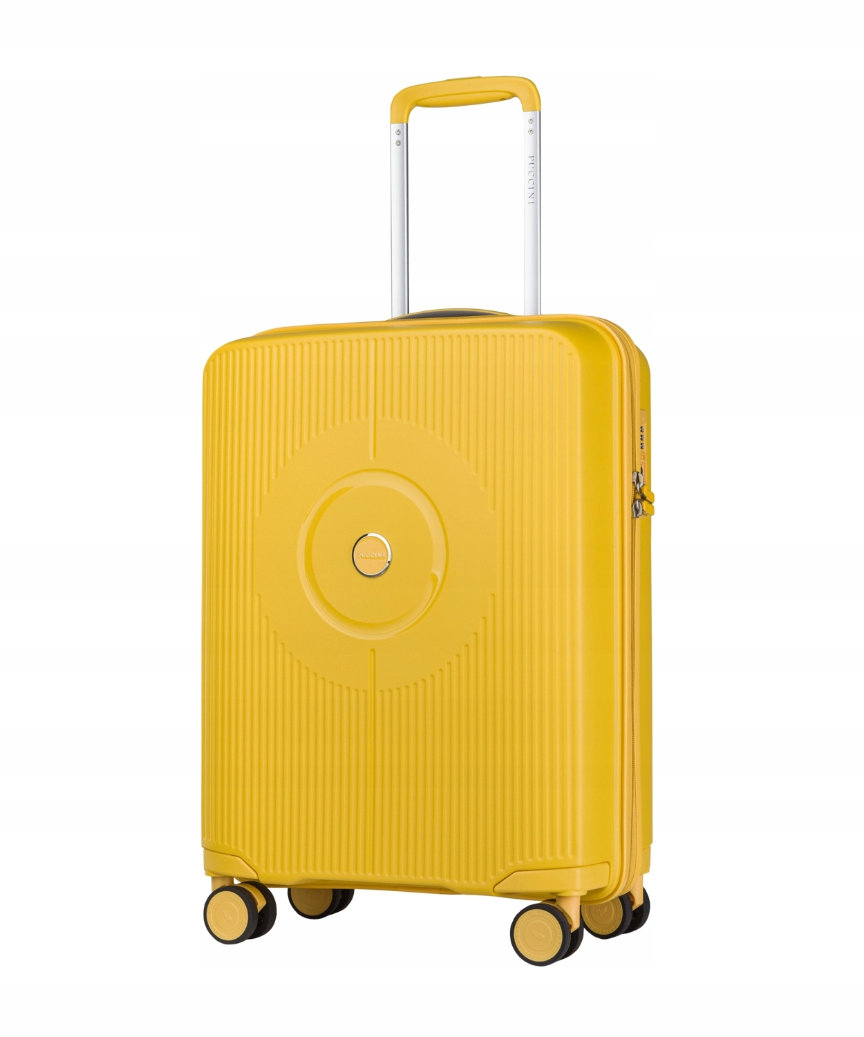 Walizka Kabinowa Podróżna Na Kółkach Twarda Tsa Puccini Żółta PP021C 6