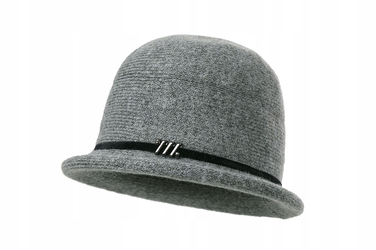 

Kapelusz damski Florencja Ciemny szary Polski