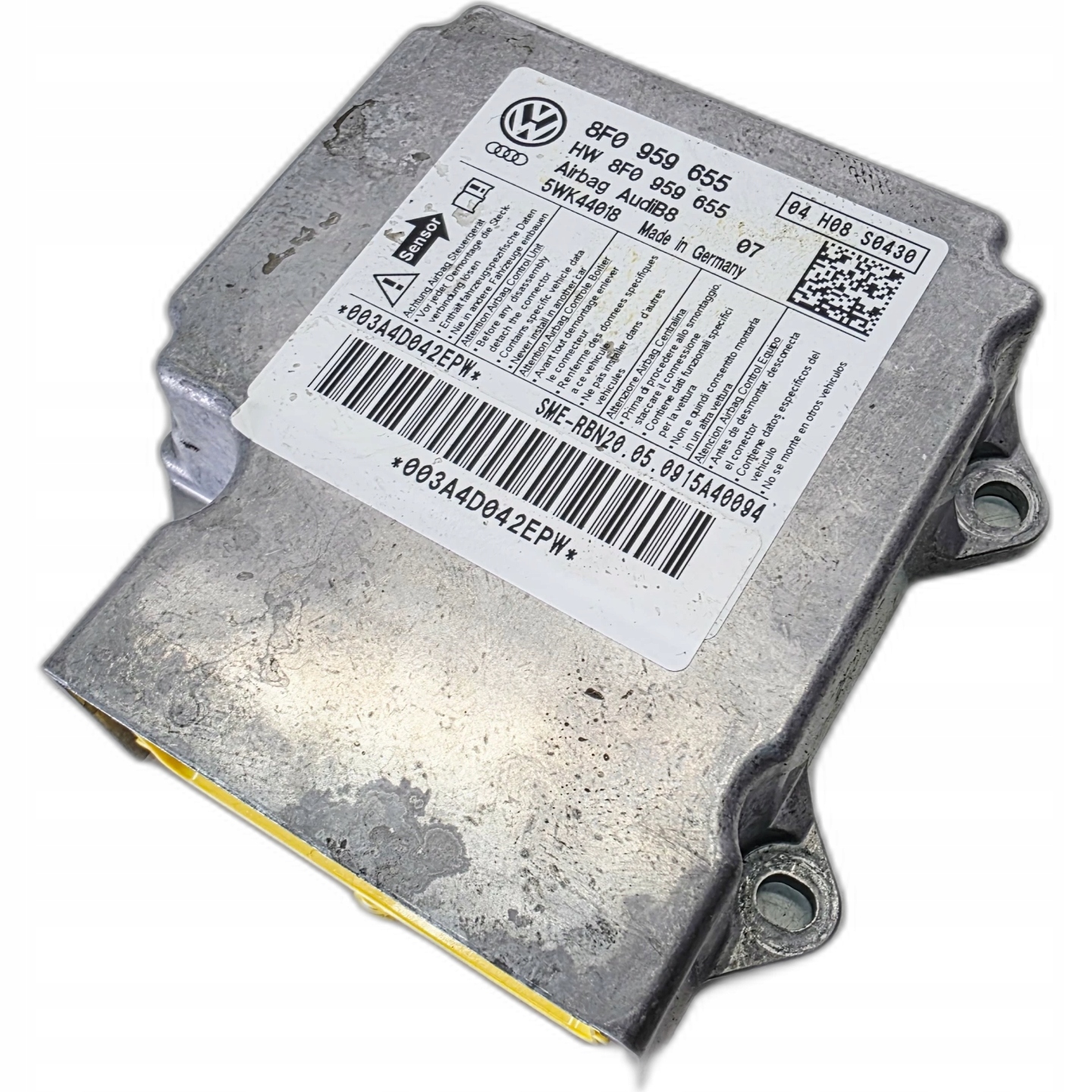 modulo SENSOR airbag airbag AUDI A5 8F CABRIO 8F0959655
