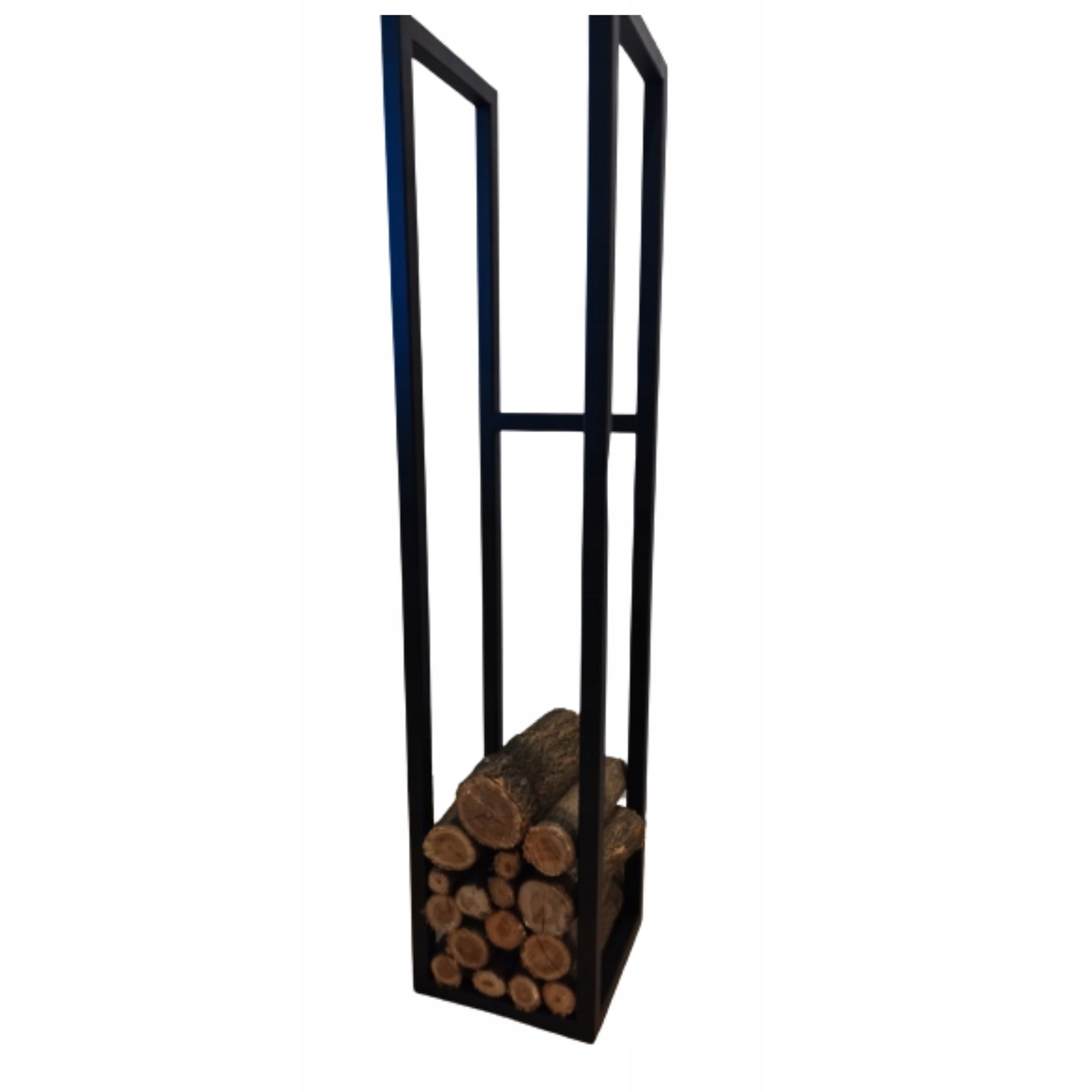 Stojan Na Krbové Drevo Čierny Kôš Na Drevo Loft 100 cm