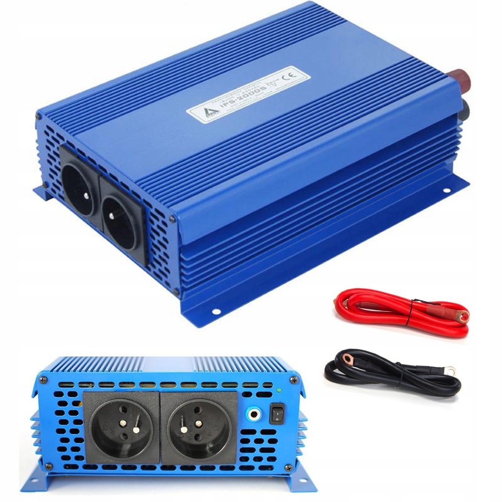 

Przetwornica 12V/230V 1000W/2000W Azo Eco Mode Ips