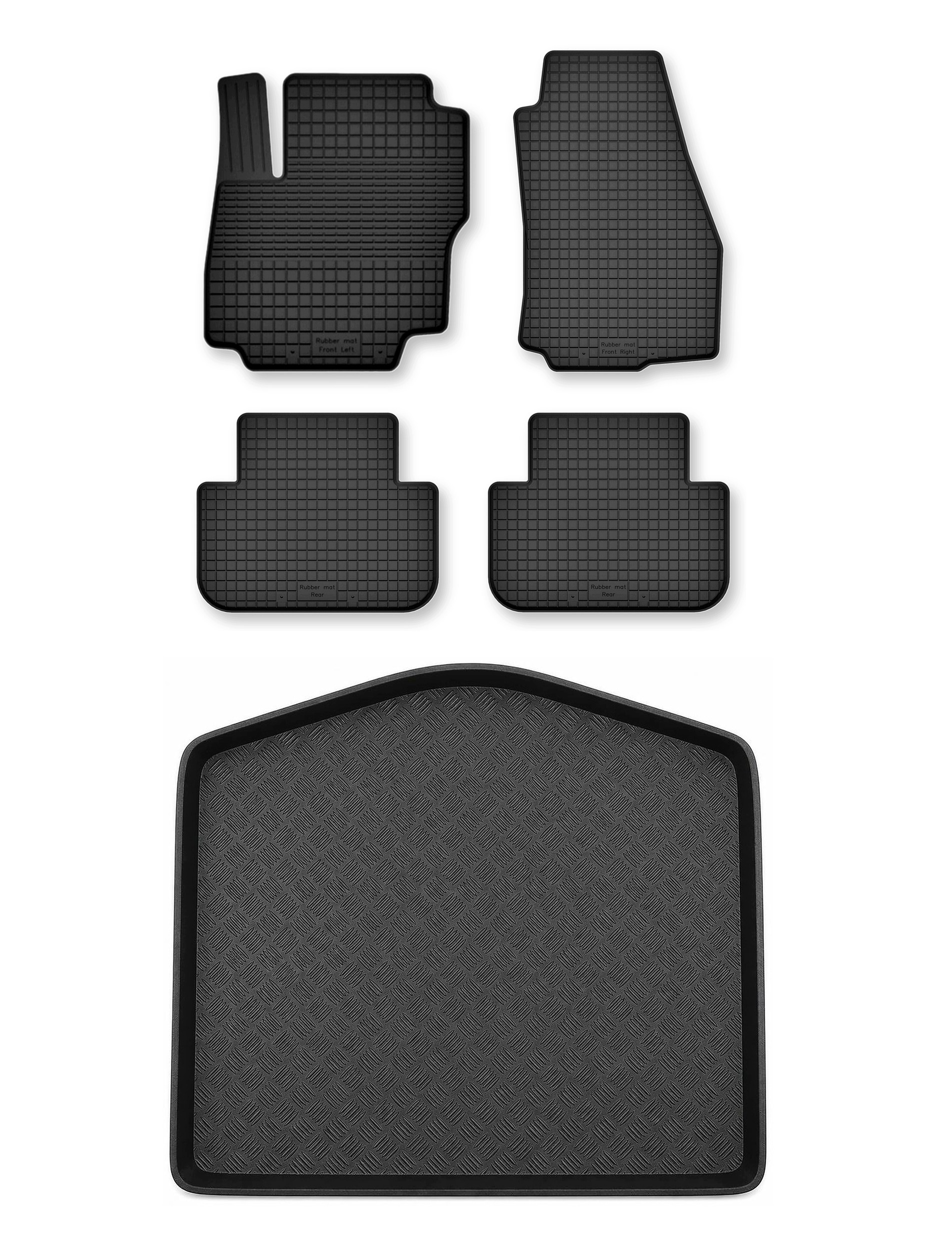 Korytka dobierane mata bagażnika Ford C-max MK1 2007-2010 minivan