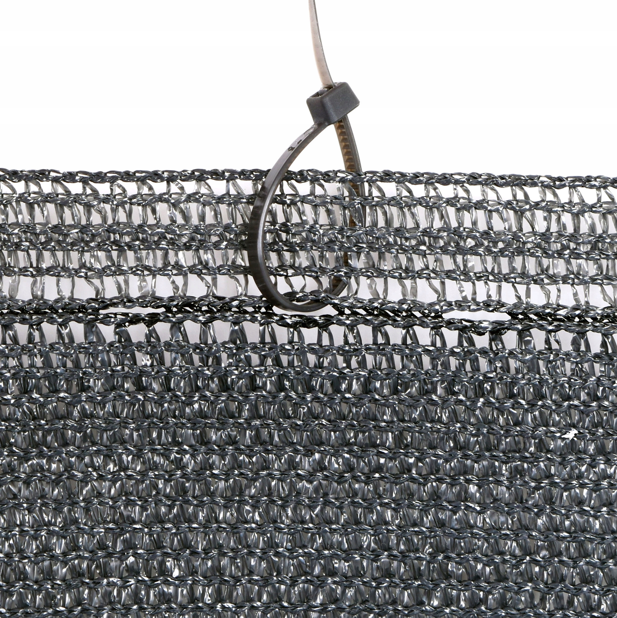 Siatka cieniująca maskująca 180g 1,5X50 m szara Kolor szary