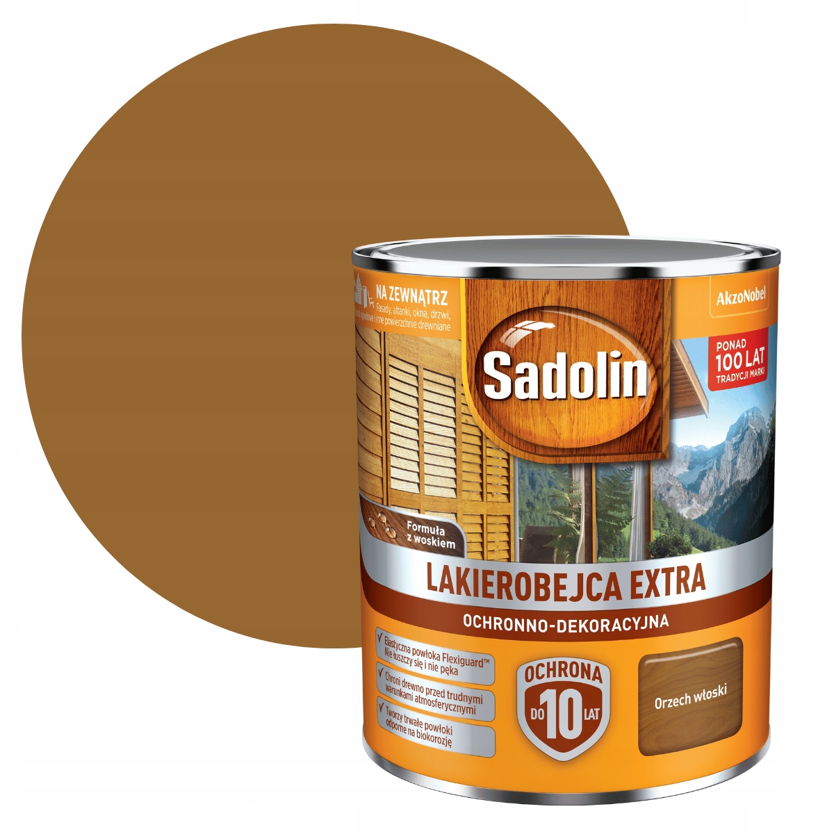 

Sadolin Extra 0,75L Lakierobejca Orzech Włoski