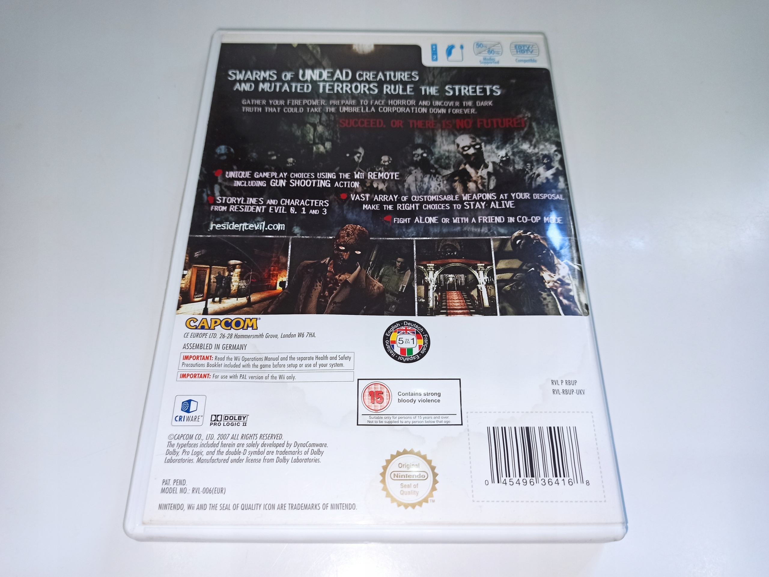 RESIDENT EVIL THE UMBRELLA CHRONICLES mega unikat Tytuł Resident Evil The Umbrella Chronicles