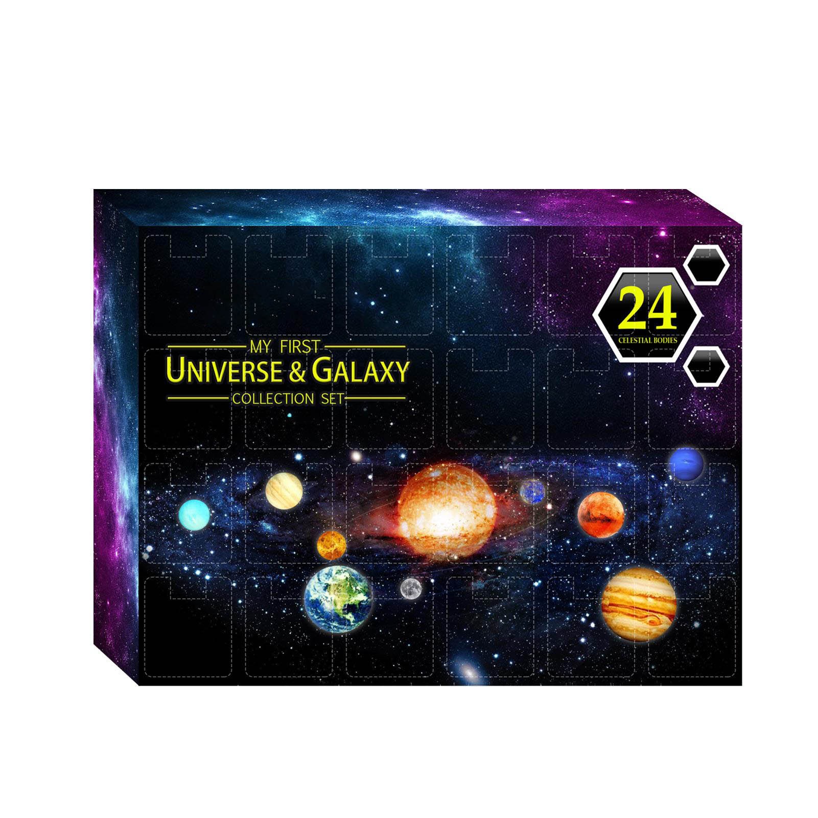 Адвент-календарь Galaxy, подвесной, 24 планеты космоса