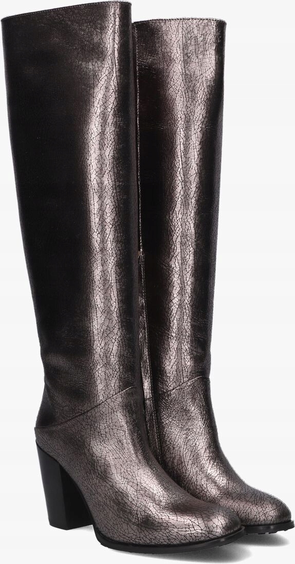 Fred De La Bretoniere Metalické Kozačky Kozačky Na Sloupku 36 6AD