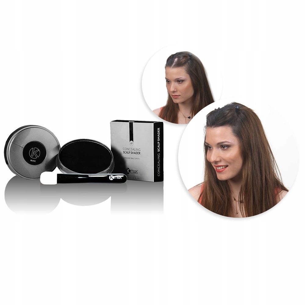 KMAX Topical Shader Maskowanie łysiny Zagęszczanie Włosów Brwi CIEMNY BRĄZ Wielkość Produkt pełnowymiarowy