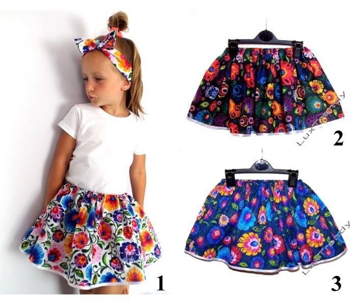 SPÓDNICZKA retro + opaska Dzień Mamy Babci 1-2 lat Marka Inna marka