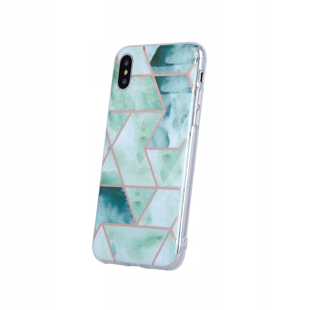 

Nakładka Geometric Marmur do iPhone Xs Max zielona