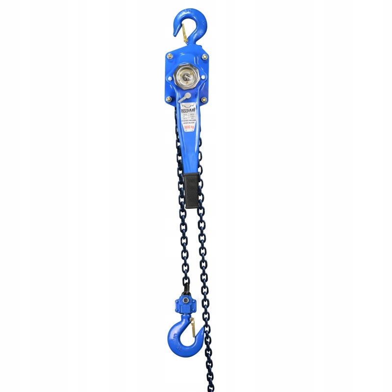 Wyciągarka Łańcuchowa Husar Winch Lb 3T3M Solidna Z Hakiem 3000 kg