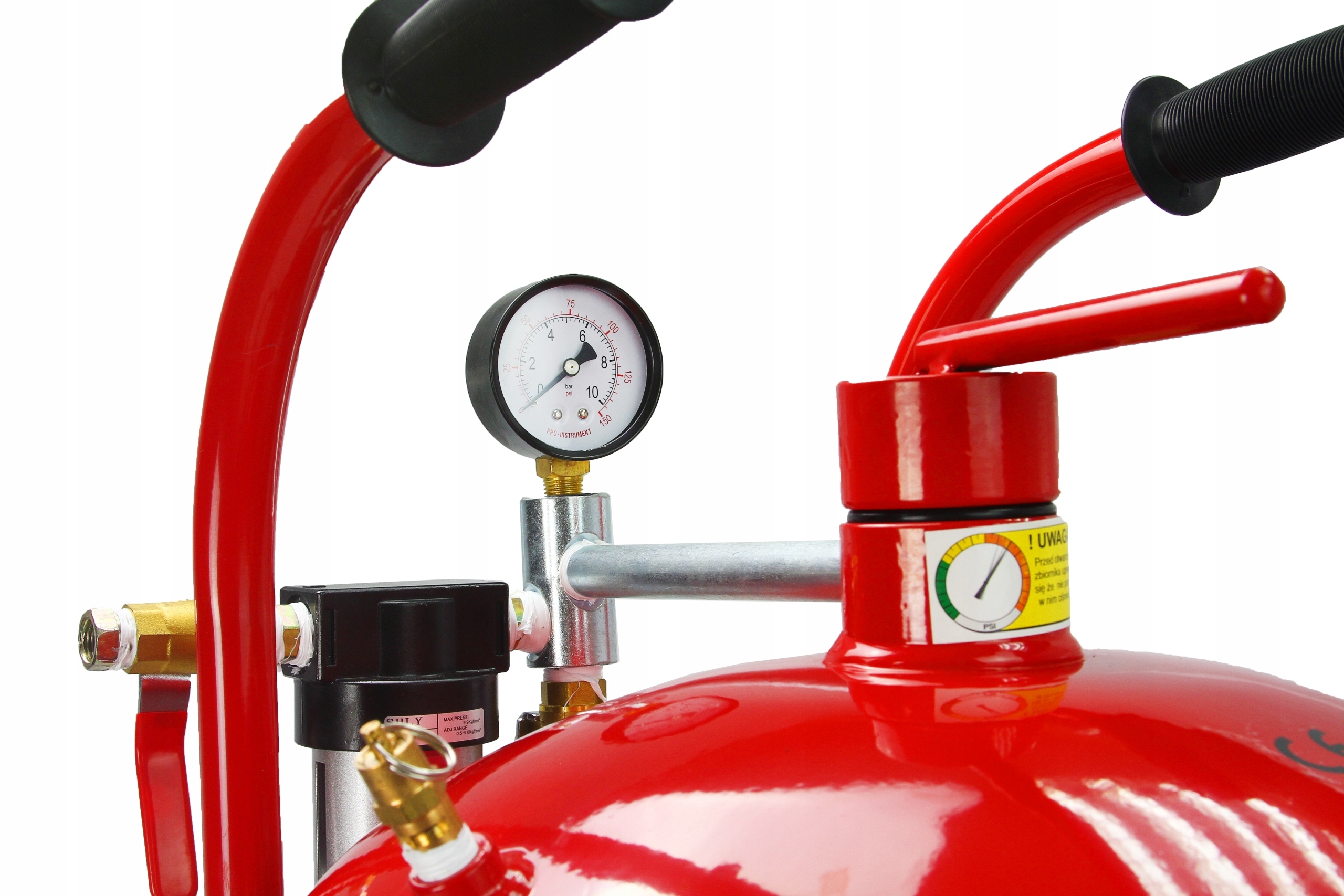 PIASKARKA SYFONOWA 79L MOBILNA NA KÓŁKACH + MASKA + DYSZ - NAJMOCNIEJSZA Pojemność 76 l