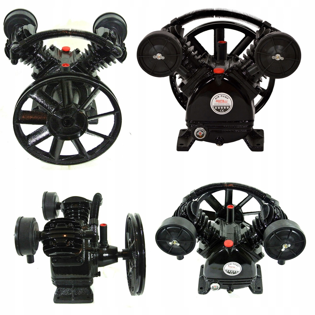 Olejový kompresor Kraft&Dele KD1402 8 bar400 L/min 2 piesty 2.2 kW