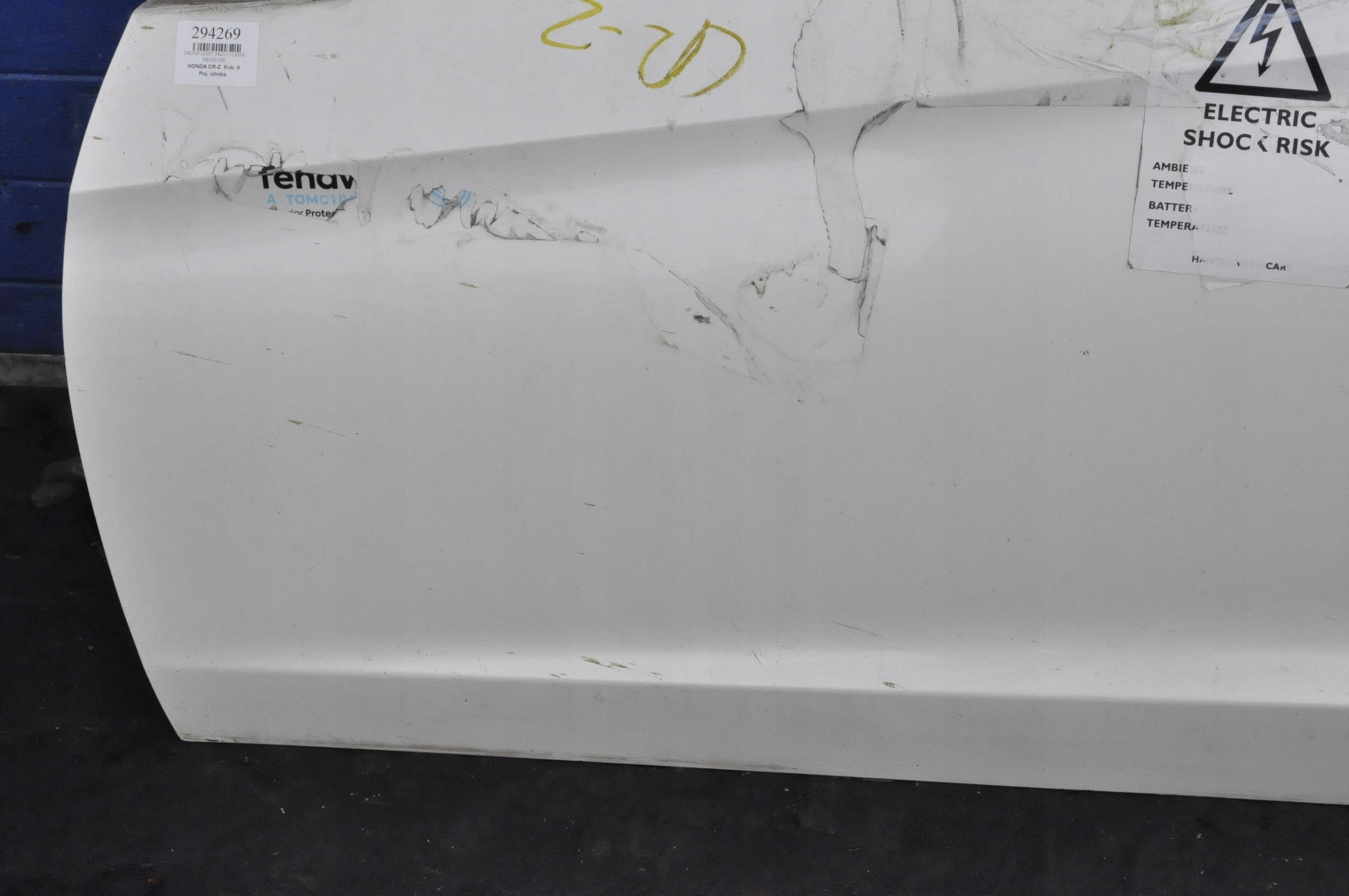 HONDA CR-Z DRZWI LEWY PRZÓD LEWE PRZEDNIE Producent części Honda OE