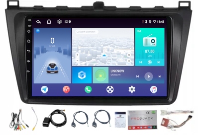 Rádio Navigácia Android Carplay Mazda 6 2008-2013 4GB 64GB Sim