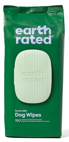 Levně Levandulové Pro Psa Kočku Kompostovatelné Ubrousky Pro Psa Earth Rated 100 Ks