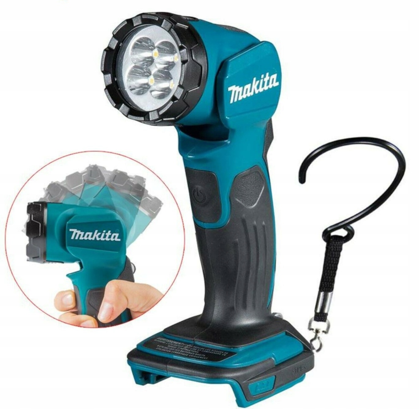 Makita DML815 Latarka Led 18V 14,4V Li-ion 4xLED Reflektor Lampa