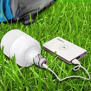 Lampa kempingowa LED 5 Trybów oświetlenia 80W Ładowana USB Wisząca Źródło światła LED