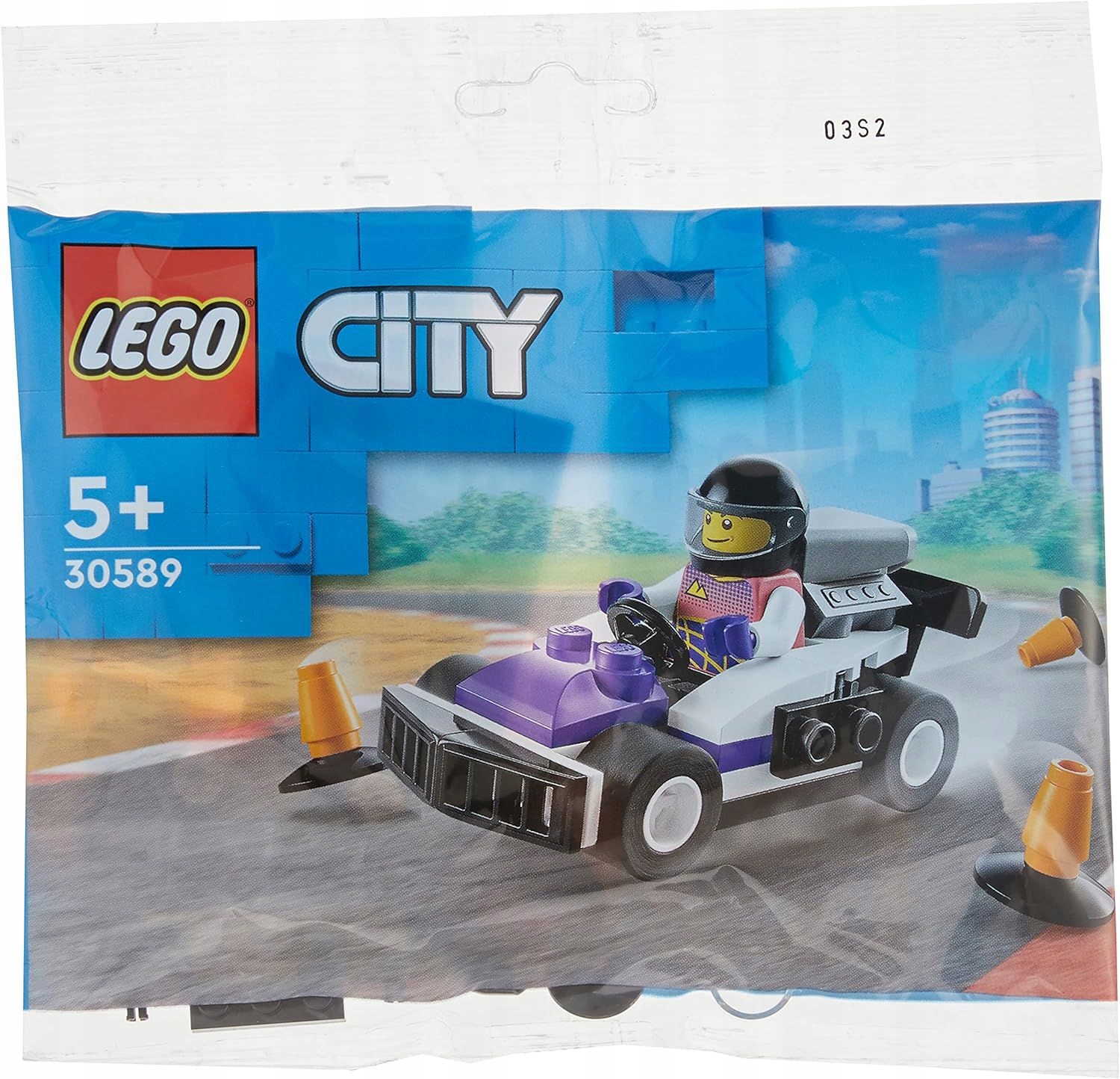 LEGO CITY WYŚCIGOWY GOKART (30589) (KLOCKI)