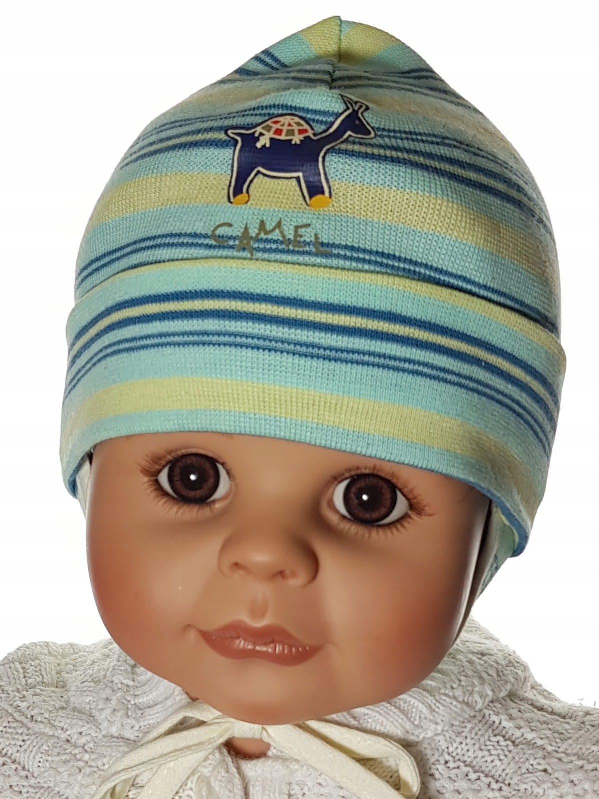 

Czapka Smerfetka Wiązana Uszka 3-12M-CA 30 Kolorów