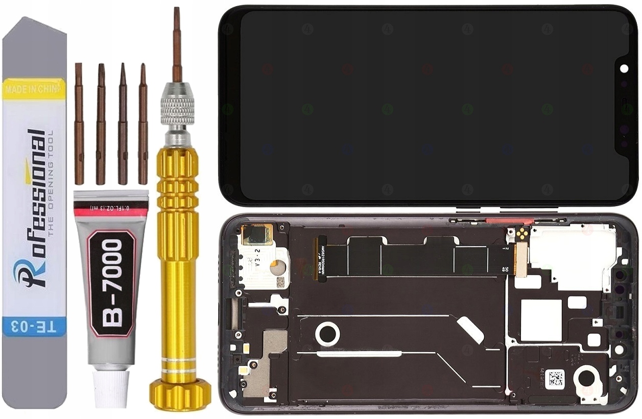 Xiaomi MI 8 Oled LCD displej Obrazovka Rámeček