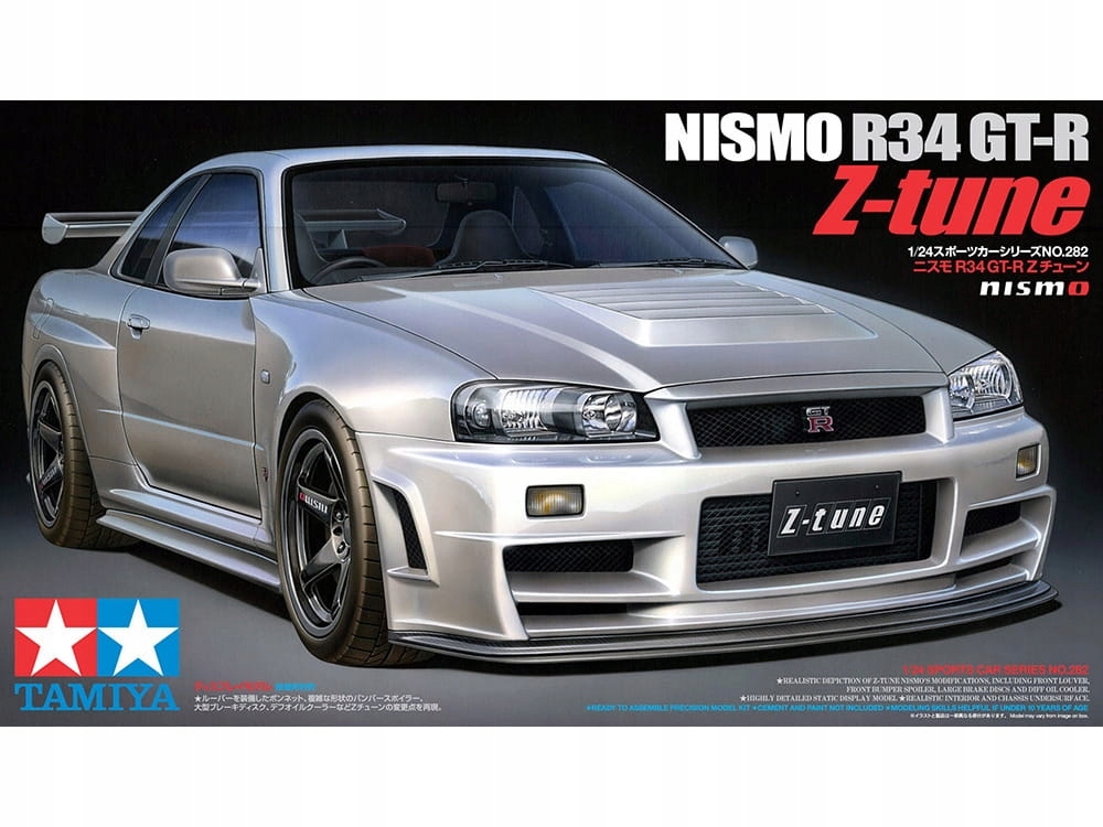 Nissan Skyline R34 Gt-r Nismo Z-tune 1:24 Tamiya 24282