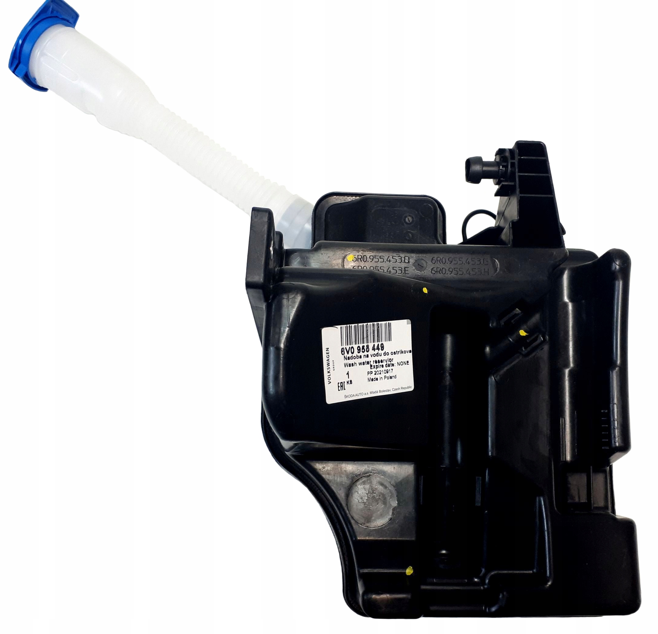 6V0955449 - БАЧОК ОМИВАЧА VW AG SKODA FABIA III RAPID