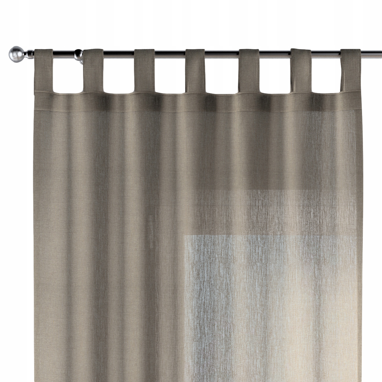 Záves na traky 1 ks 130 x 260 cm, hnedý