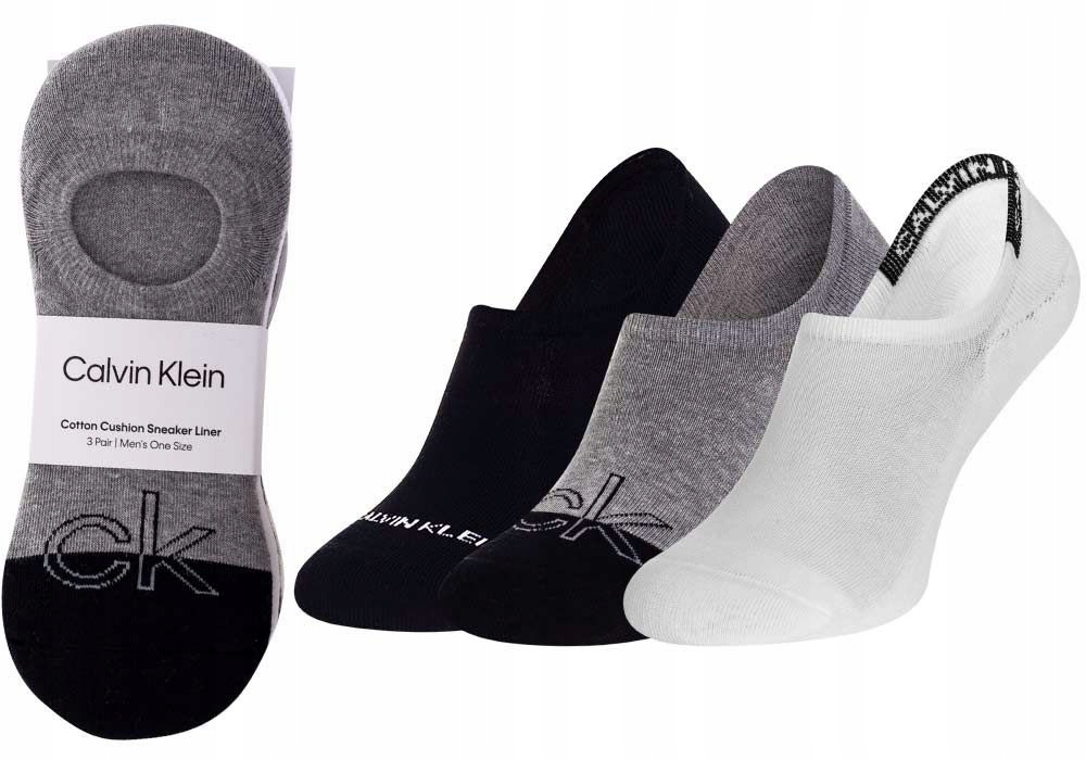 

Calvin Klein Męskie Skarpetki Stopki 3P Roz: 40-46