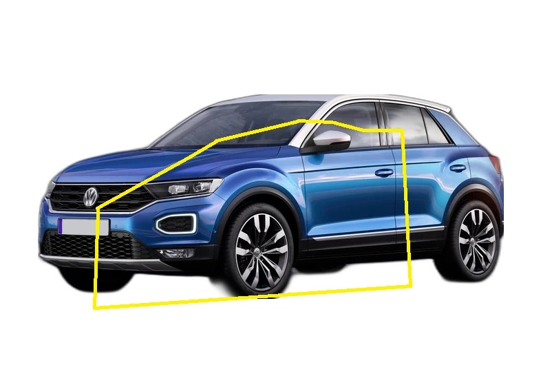 VW T-ROC ЧЕТВЕРТЬ ПЕРЕДНЯЯ ПЕРЕД ЛЕВА