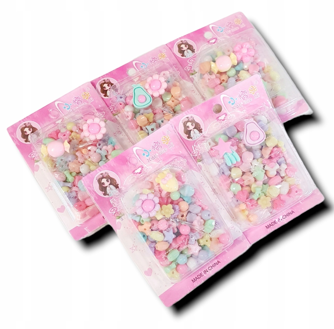 KORALIKI DO ROBIENIA BRANSOLETEK + 2 pierścionki EAN (GTIN) 5905351310509