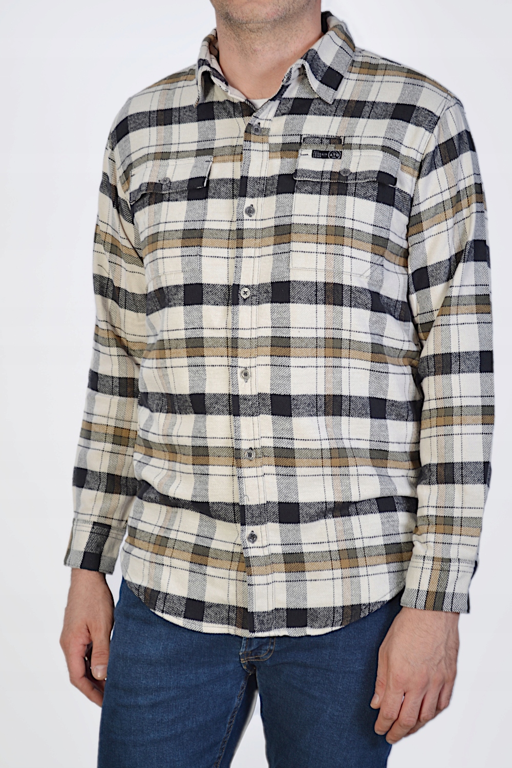 Košile Wrangler Flannel Shirt Babys Breath XXL