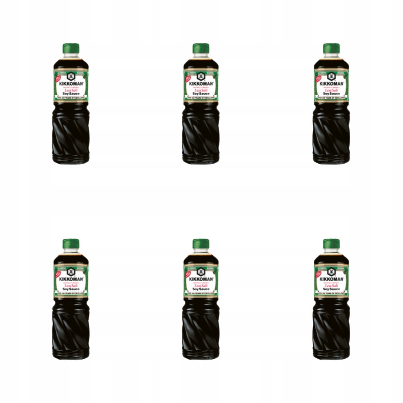 Kikkoman Sójová omáčka Less Salt 975 ml X6