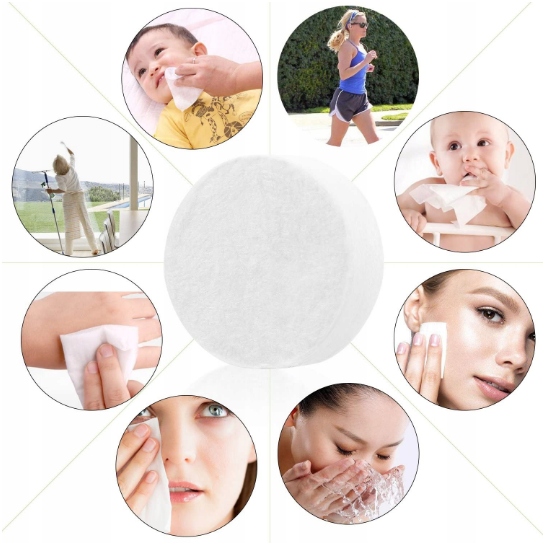 RĘCZNIK KOSMETYCZNY W TABLETCE OSHIBORI 1szt. Materiał dominujący inny