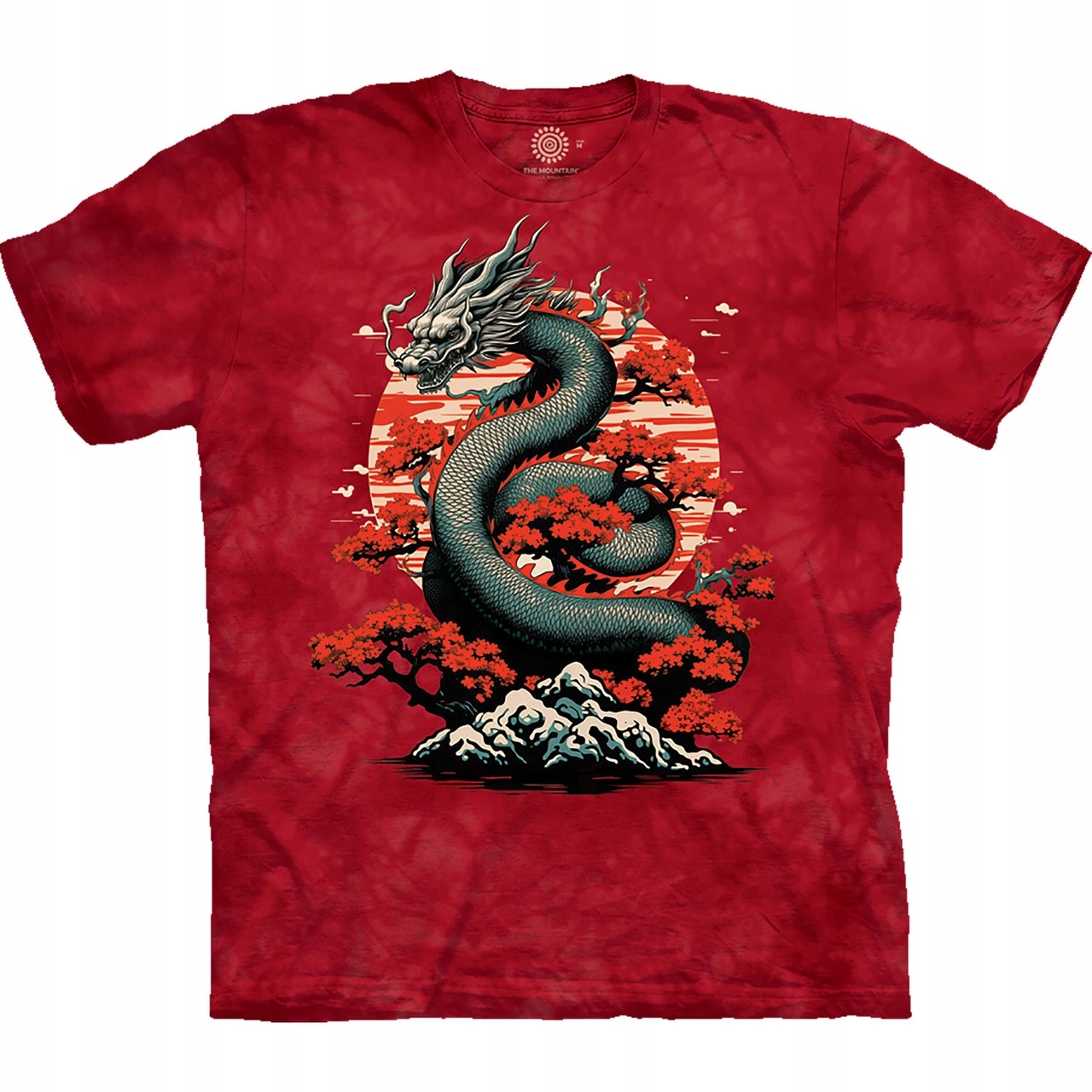 Pánske batikované tričko The Mountain Dragon Blossom L