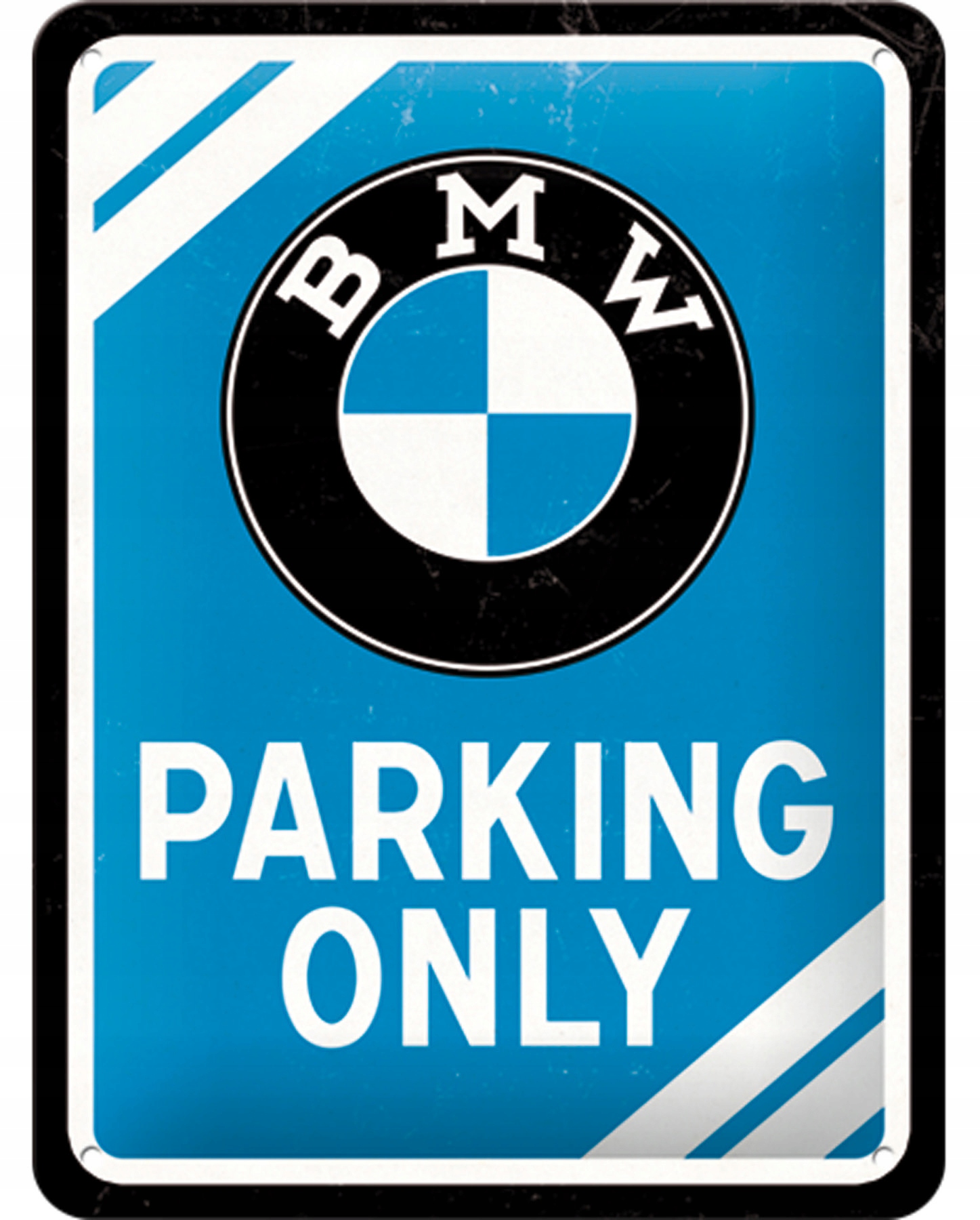 

Blaszany szyld motocyklowy Bmw parking garaż, mały