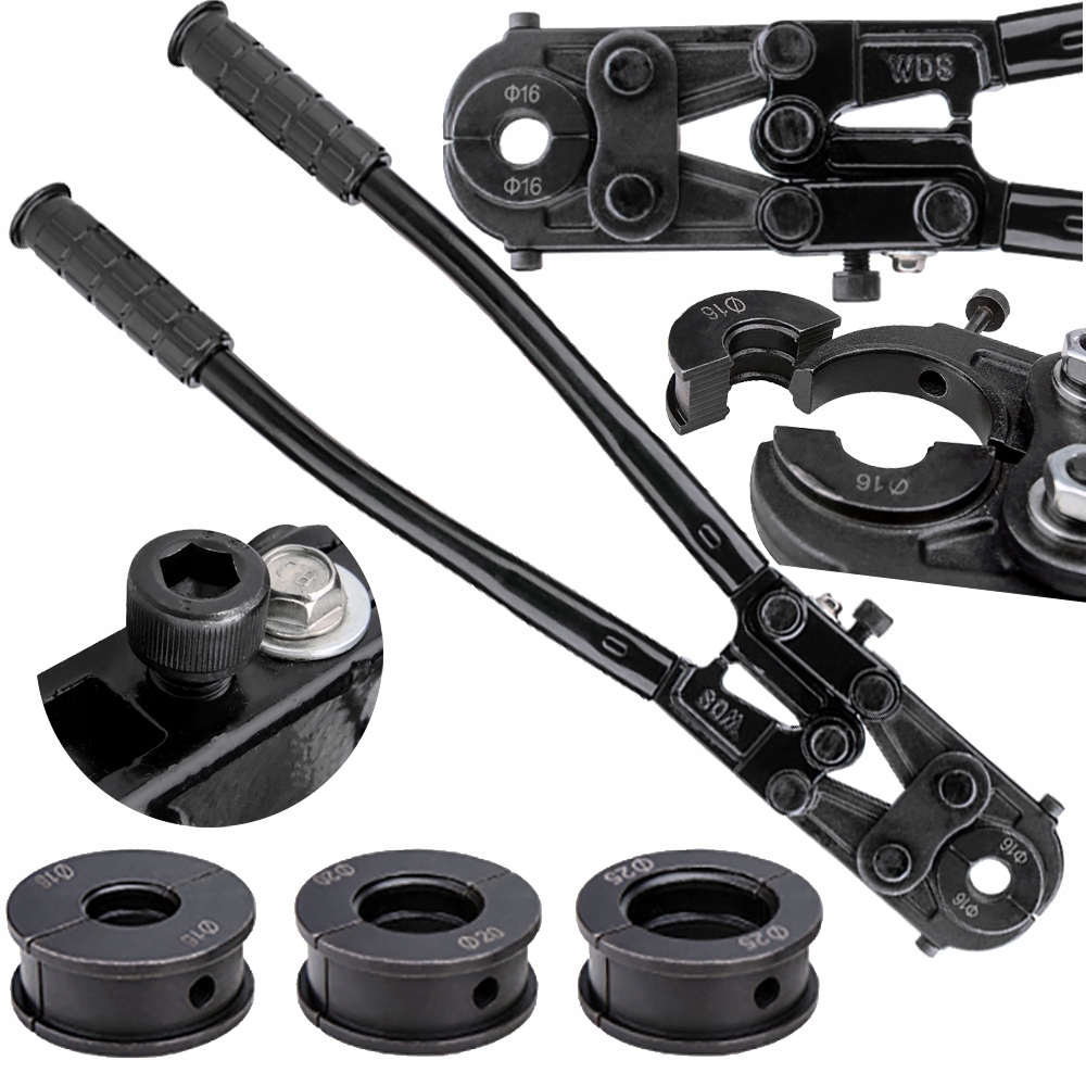 RĘCZNA ZACISKARKA PRASKA DO RUR PEX 16-20-25 U