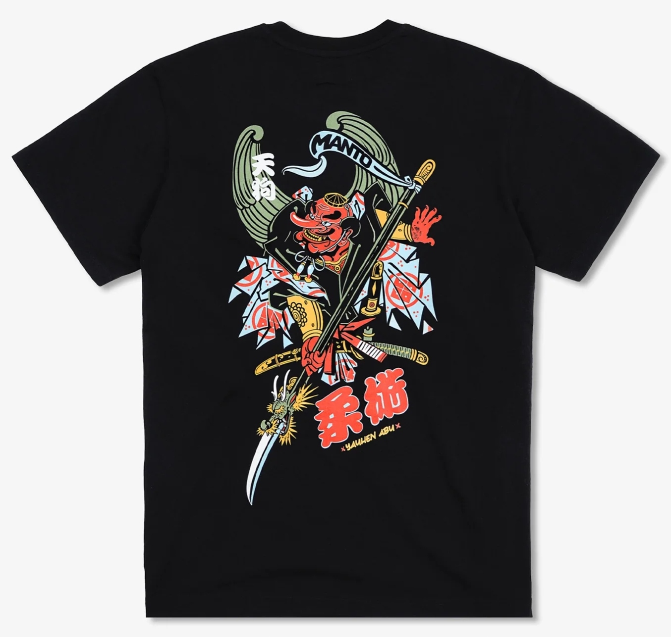 Manto Tričko Tengu Black M