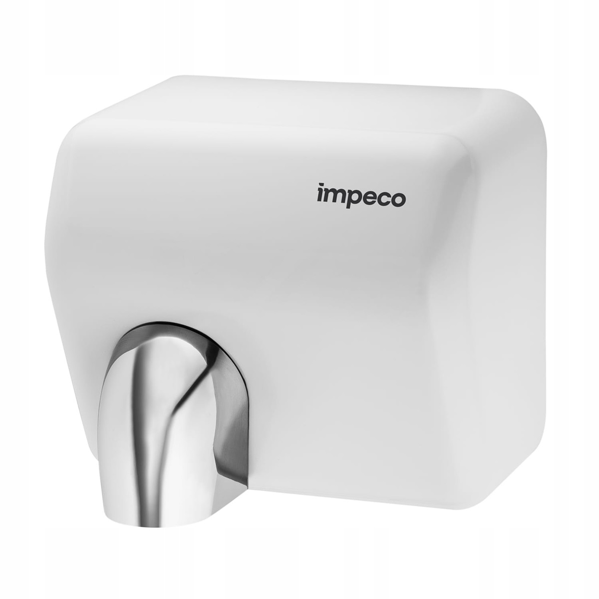 Automatická sušička rúk TurboBlast 2300 W, biela, úsporná oceľ s tryskou