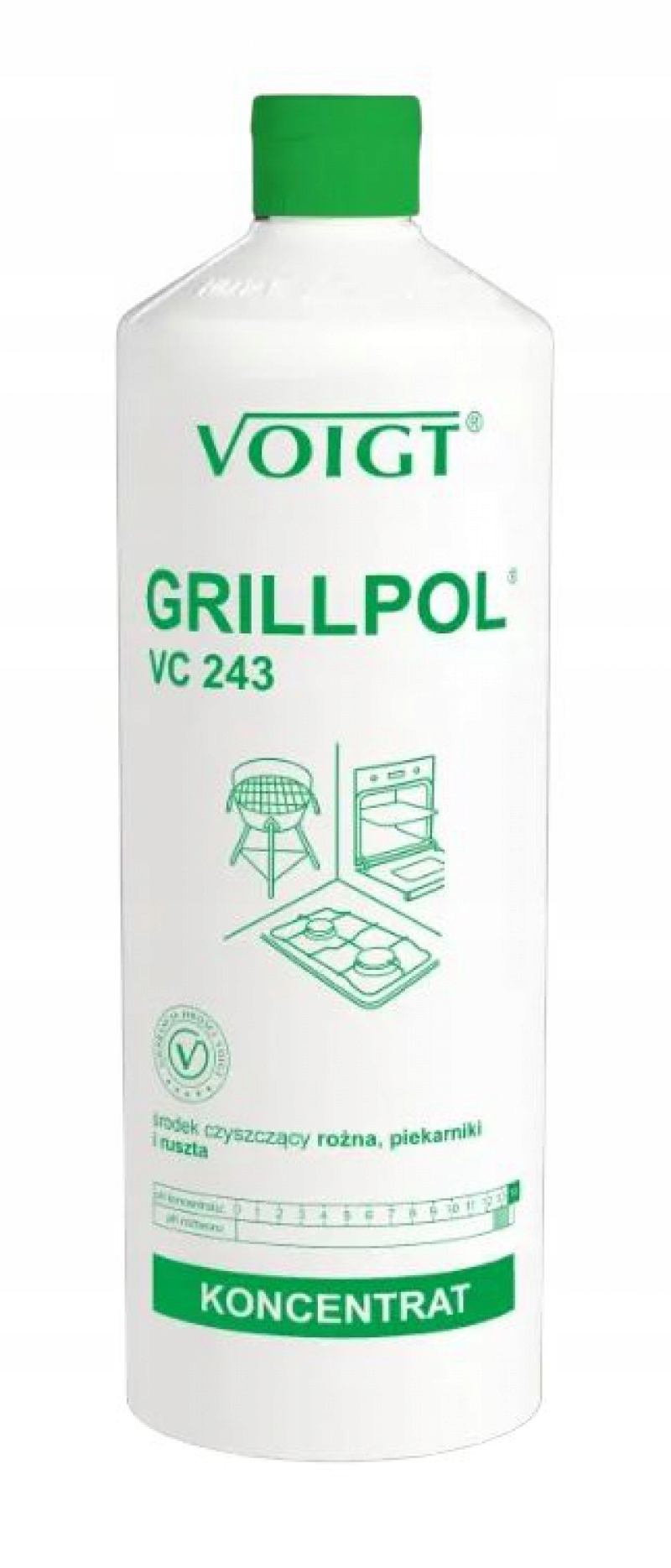 Čisticí prostředek na rošt Koncentrát pro Troubu Gril Grill Pol