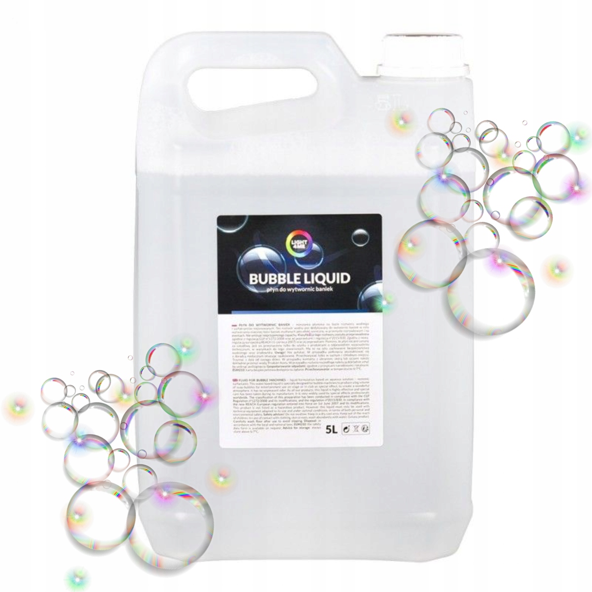 Płyn Do Baniek Mydlanych Profesjonalny Duże Bańki Do Wytwornicy 5L Ślub