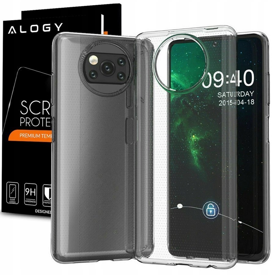 

Etui Silikonowe Case Do Xiaomi Poco X3 Nfc + Szkło