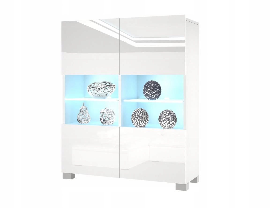 Komoda biała połysk PREMIUM szafka 100cm do salonu